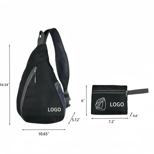 Foldable Eco-friendly Double-back Fanny Pack