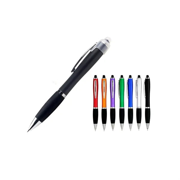 LED flashlight Stylus Pen