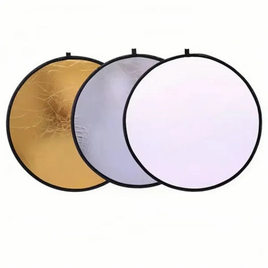 2 - in - 1 Round Foldable Photography Reflector