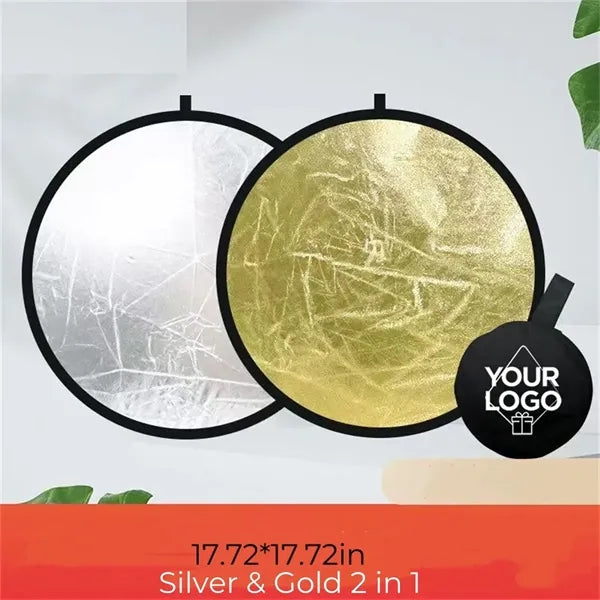 2 - in - 1 Round Foldable Photography Reflector