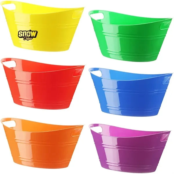 Plastic Ice Buckets with Handles