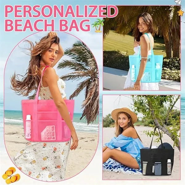 Mesh Beach Tote Bag