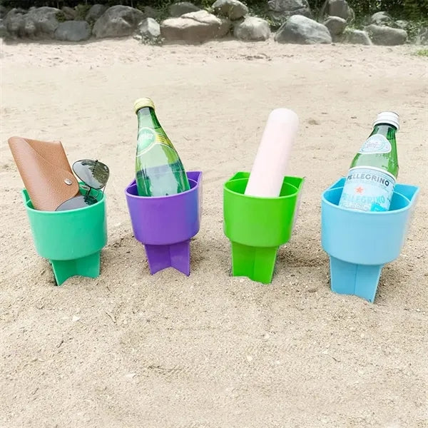 Beach Cup Holder with Pocket