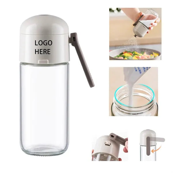 6oz Quantitative Glass Salt Shaker