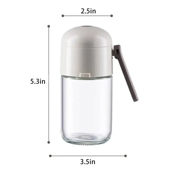 6oz Quantitative Glass Salt Shaker