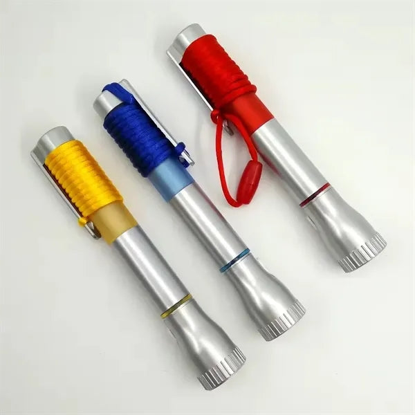 LED Light-Up Lanyard Pen with Clip