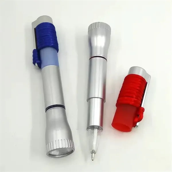 LED Light-Up Lanyard Pen with Clip