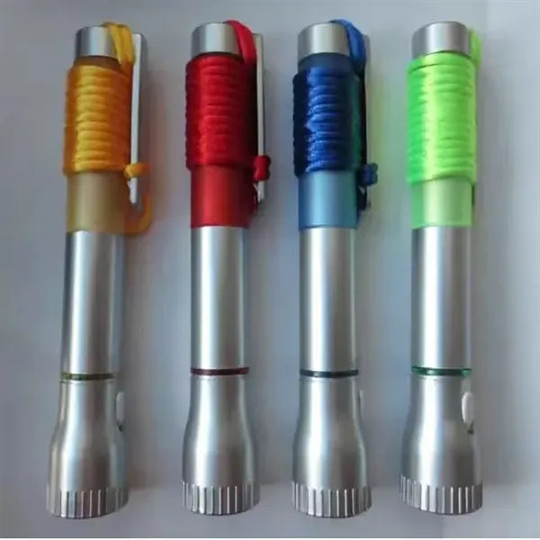 LED Light-Up Lanyard Pen with Clip