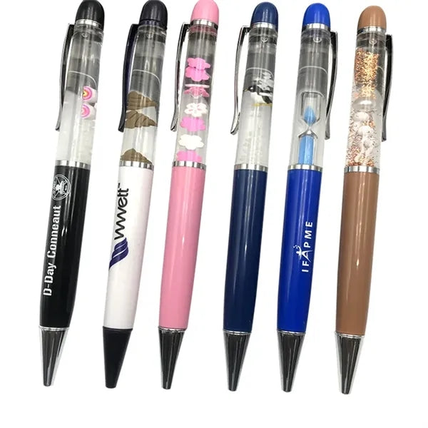 Liquid Floating Ballpoint Pen with Custom Floater