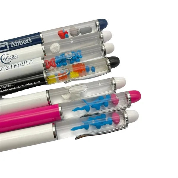 Liquid Floating Ballpoint Pen with Custom Floater