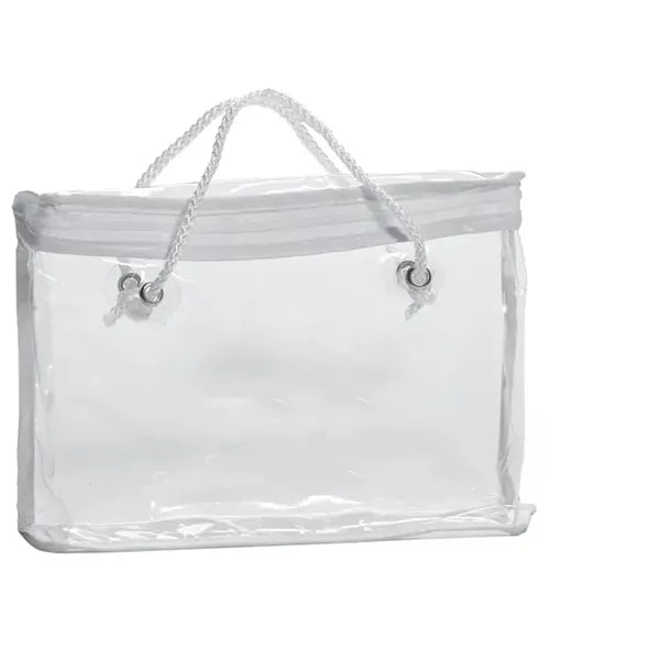 Water Resistan Makeup Crystal Clear Tote Bag