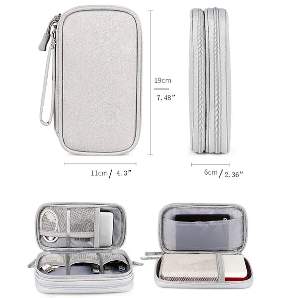 Water Resistance Anti Scratch New Jacquard Cable Organizer