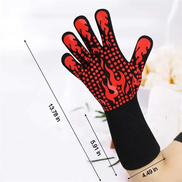 Insulated Heat-resistant BBQ Microwave Oven Gloves