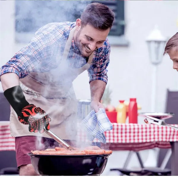 Insulated Heat-resistant BBQ Microwave Oven Gloves