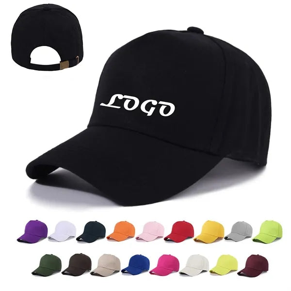 Cotton Baseball Cap w/ Buckle