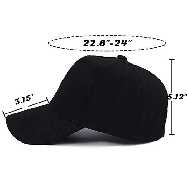 Cotton Baseball Cap w/ Buckle