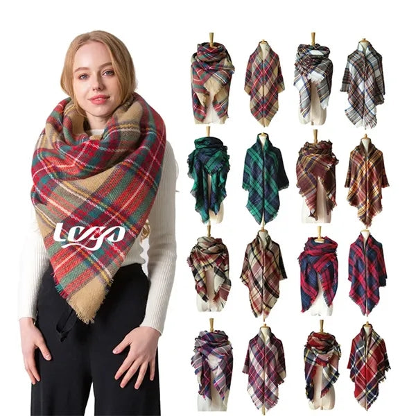 Warm shawl scarf