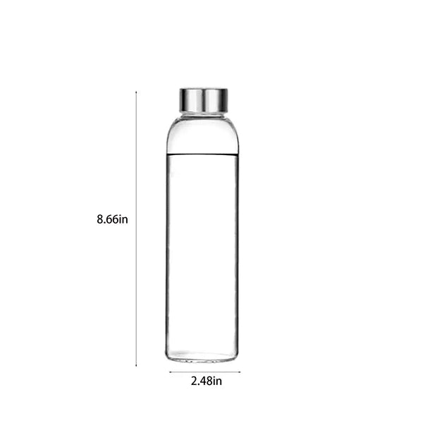 Portable Glass Cup with Cloth Cover Water Bottle