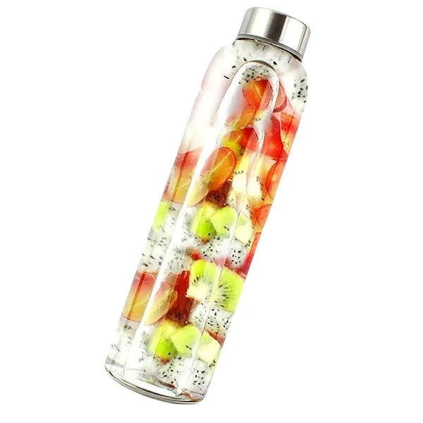 Portable Glass Cup with Cloth Cover Water Bottle