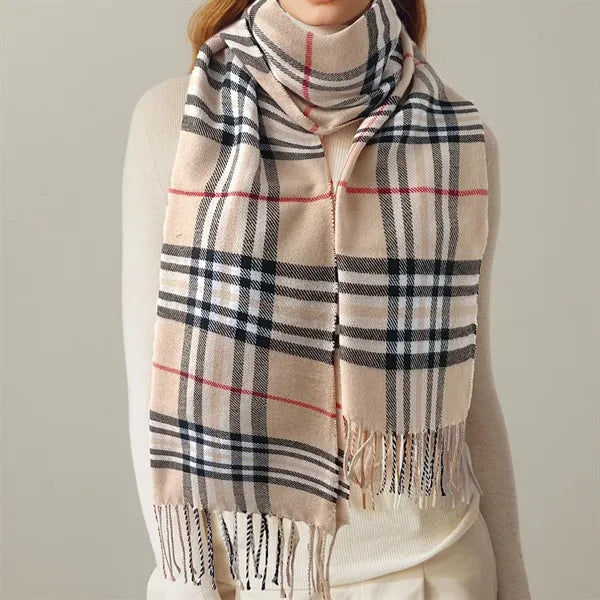 Classic plaid scarf