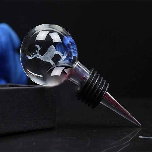 Crystal Globe Wine Stopper