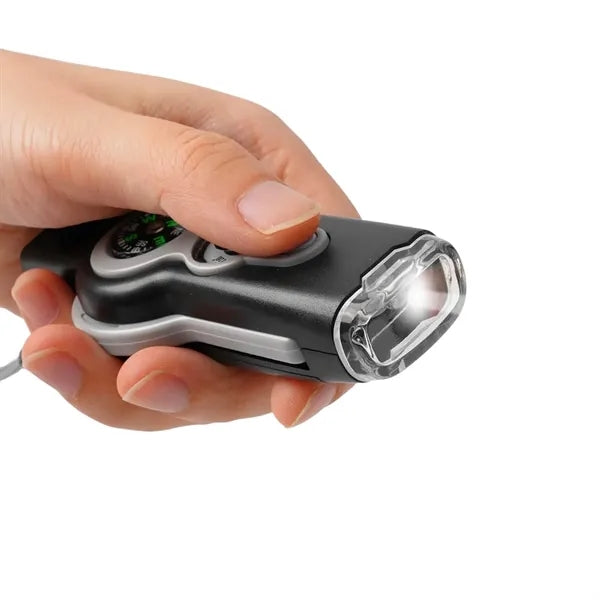 7 in 1 Multifunctional Tool Safety Whistle with Lanyard