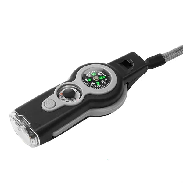 7 in 1 Multifunctional Tool Safety Whistle with Lanyard