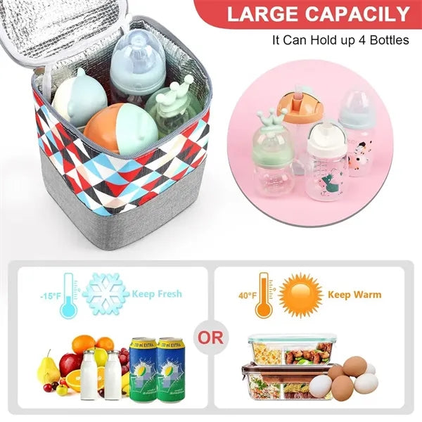 Breastmilk Aluminum Foil Insulation Cooler Bag