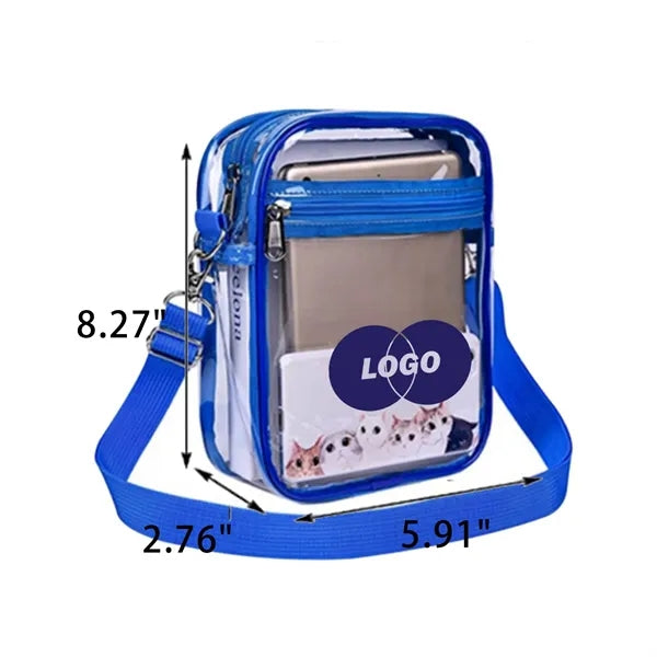 Clear Pvc Crossbody Purse Bag
