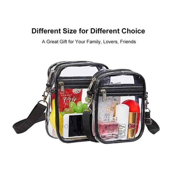 Clear Pvc Crossbody Purse Bag