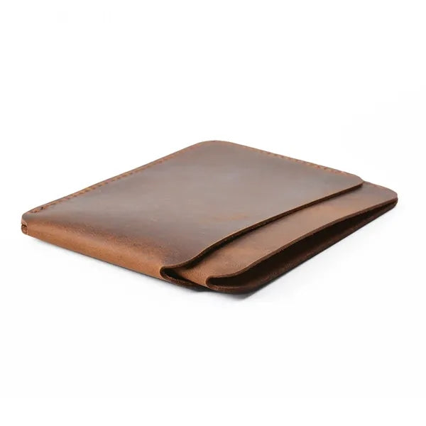 Genuine Leather Waterproof Portable Card Holder