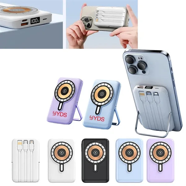 10000mAh Charger Wireless Power Bank With with Stand
