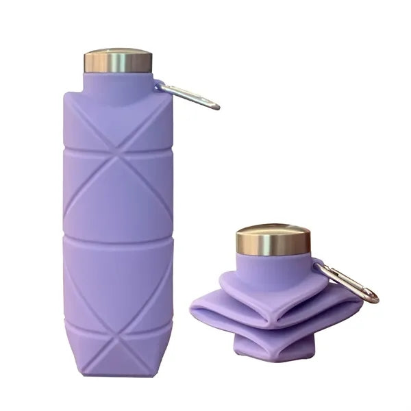 24oz Collapsible Silicone Water Bottle