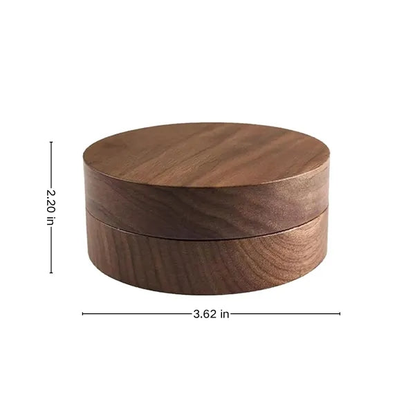 Solid Wood Lid Stainless Steel Office Ashtray Free Shipping