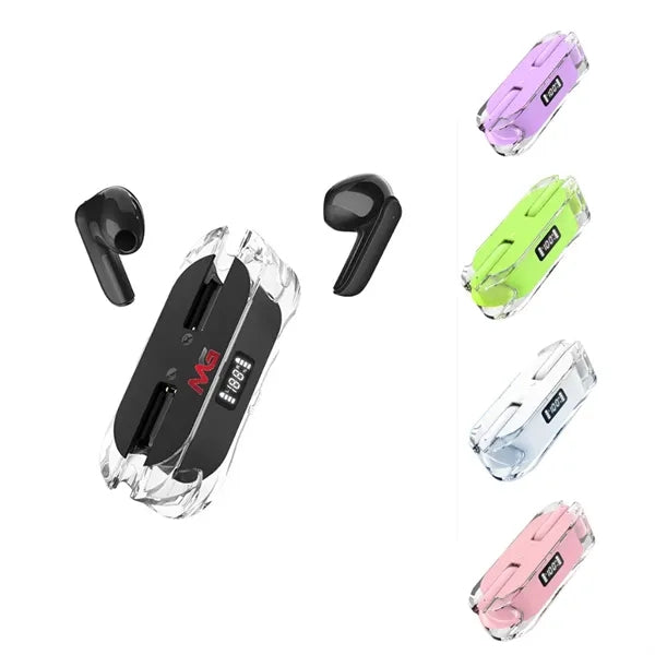 Wireless Earbuds With Digital Power Display