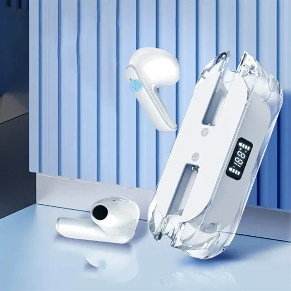 Wireless Earbuds With Digital Power Display