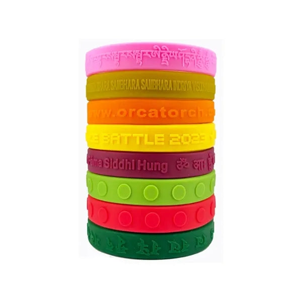 Embossed Silicone Wristbands
