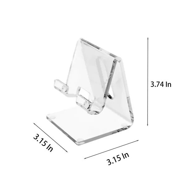Clear Acrylic Desktop Phone Holder
