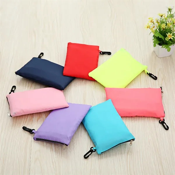 Folding Grocery Tote Shopping Bag Zipper