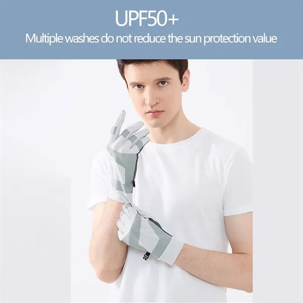 UV Sun Protection Gloves With Touchscreen Fingertips