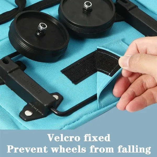 Collapsible Trolley Folding Shopping Bag with Wheels