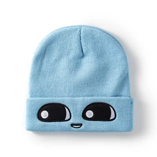 100% Acrylic Unisex Winter Knitted Cuffed Beanie