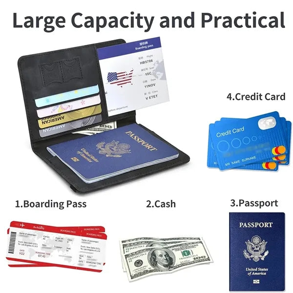 Leather Passport Holder