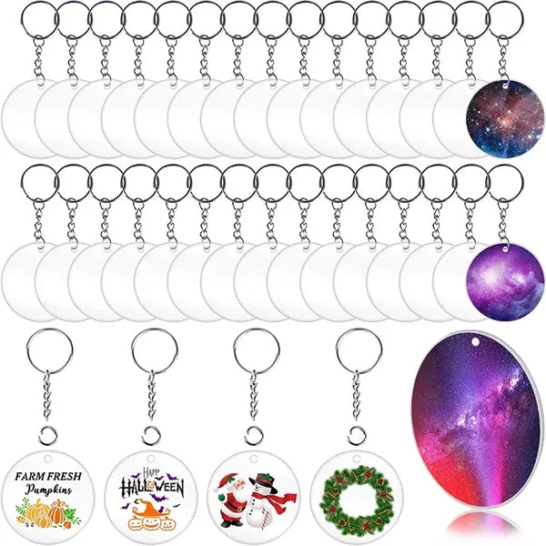 Acrylic Keychain Round Shape