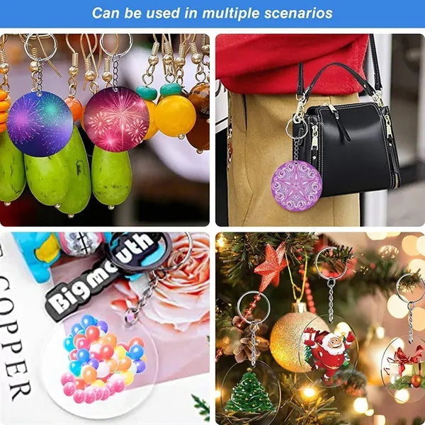 Acrylic Keychain Round Shape