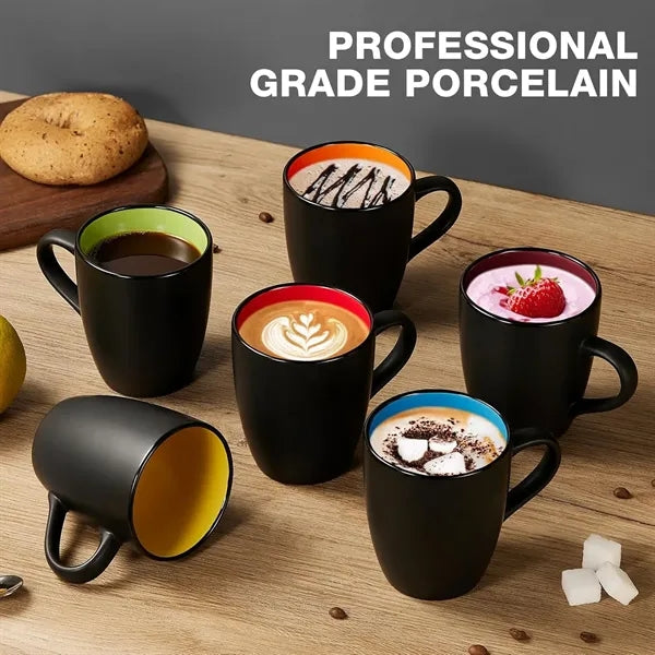 Logo Color Accent Ceramic Coffee Mug
