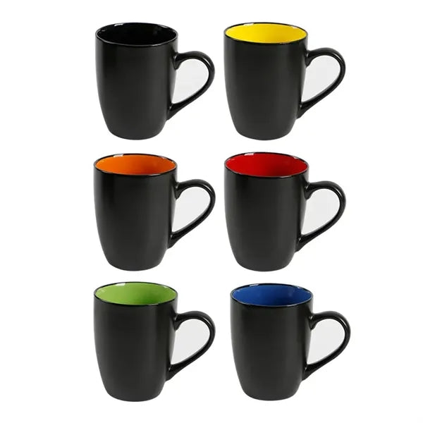 Logo Color Accent Ceramic Coffee Mug