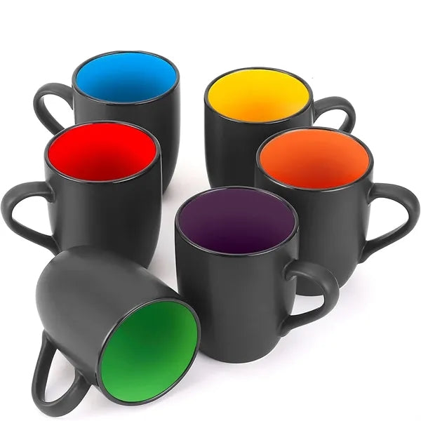 Logo Color Accent Ceramic Coffee Mug