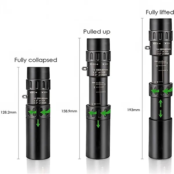 Mini Pocket Handheld Monocular with Flexible Tripod