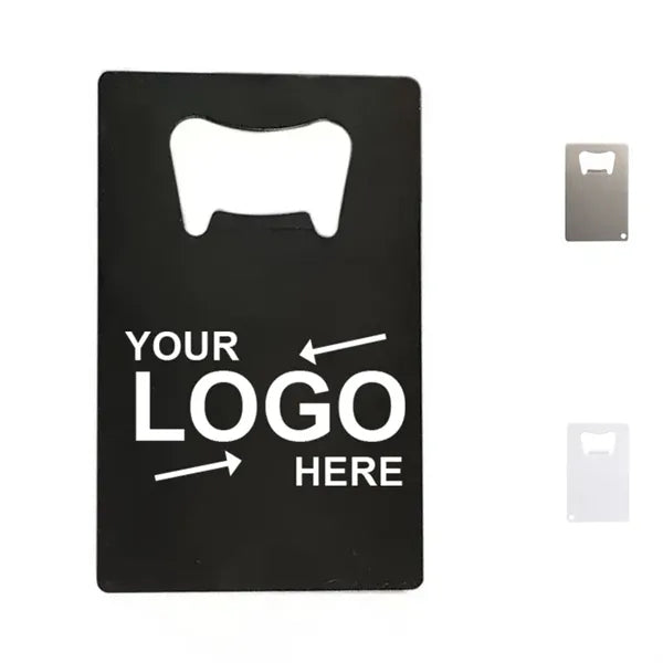 Card Size Stainless Steel Flat Bottle Opener